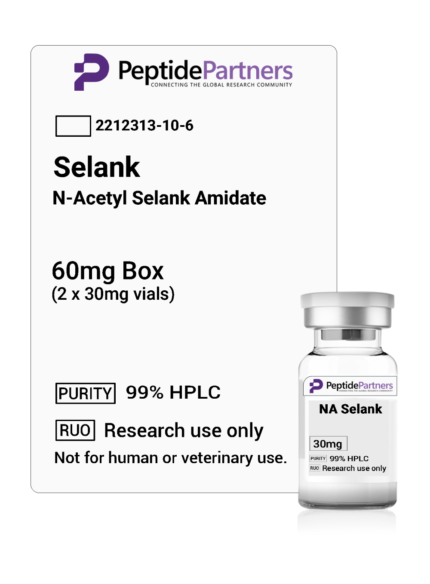 N-Acetyl Selank Amidate 30mg Vial 3mL - Peptide Partners Research Grade