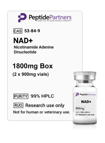 NAD+ Buffered 900mg Vial 10mL - Peptide Partners Research Grade