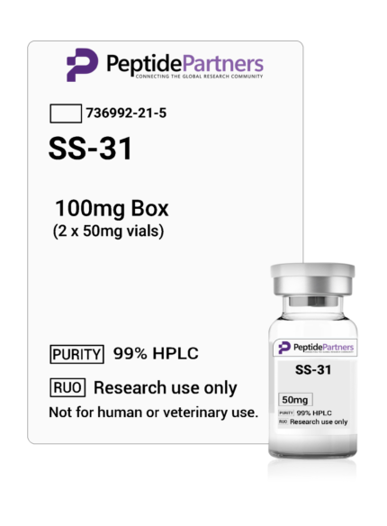 SS-31 Elamipretide 50mg Vial 3mL - Peptide Partners Research Grade